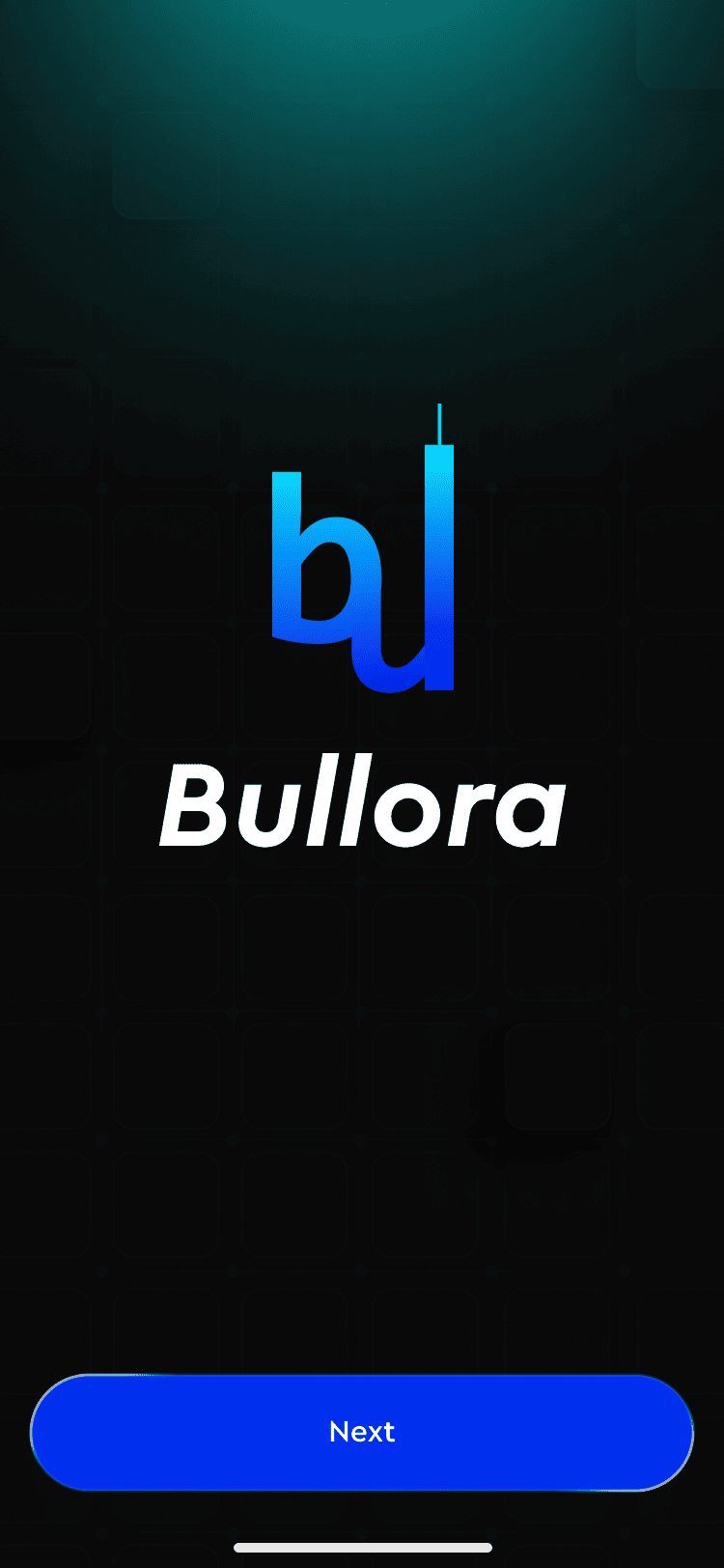 Привітальний екран Bullora