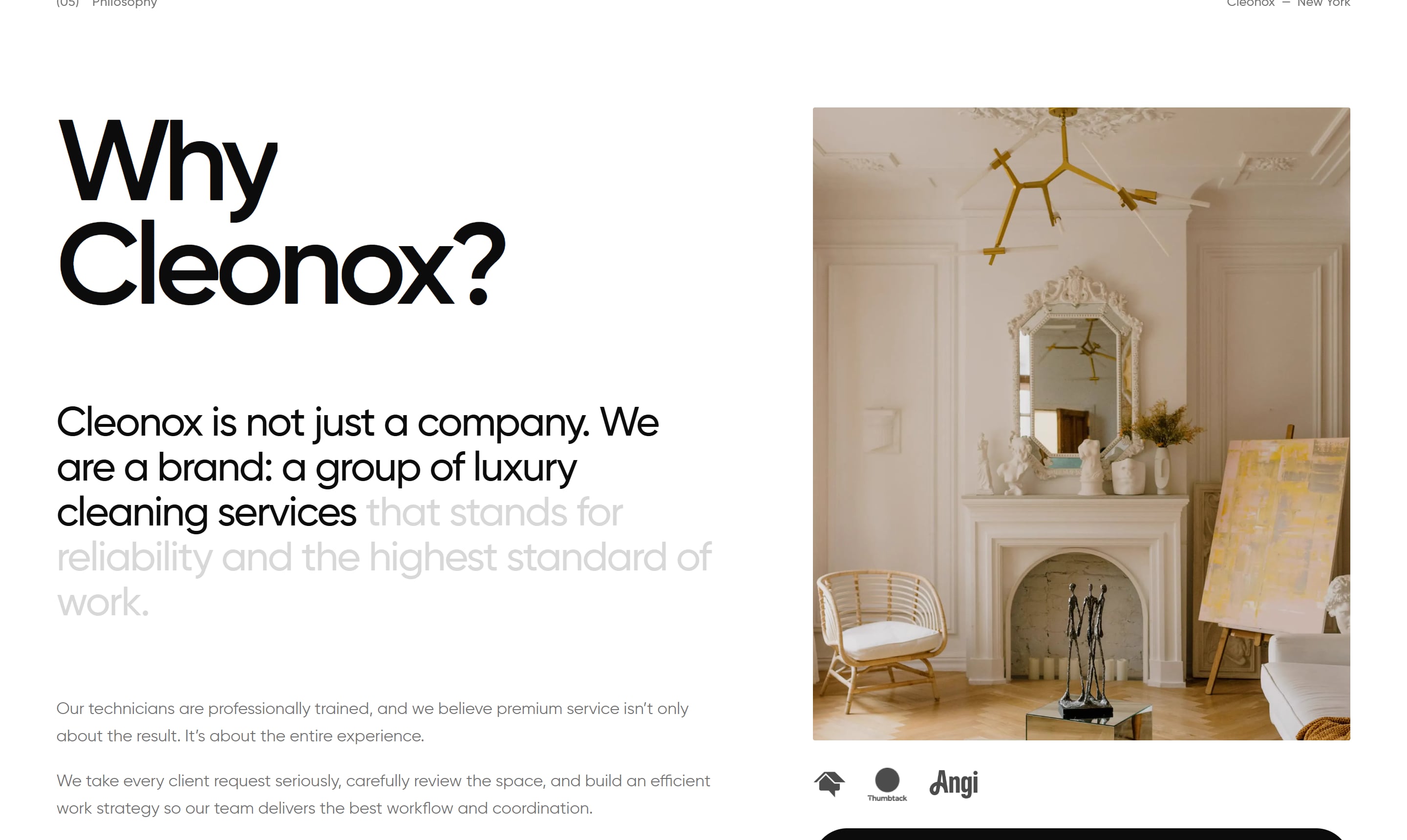 Cleonox — блок Why Cleonox