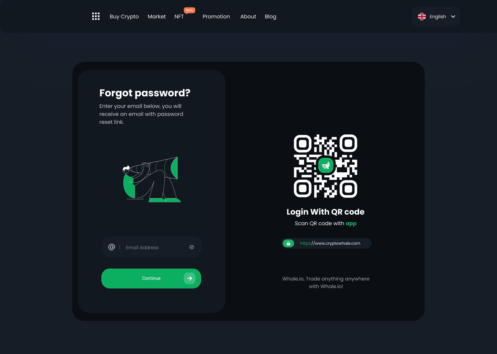 Forgot password — одне поле, один CTA, без зайвого