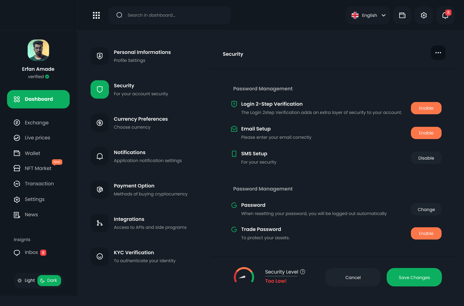 Venso — Безпека акаунту без слабких місць